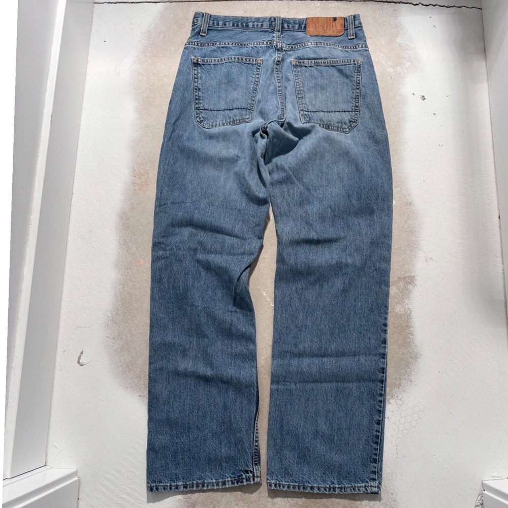 Vintage Nautica Jeans Co Mens 30x32 Medium Wash Straight Leg Denim Blue Jeans